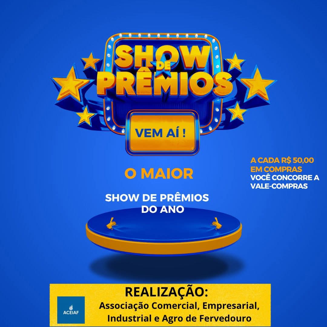 ACEIAF REALIZOU UMA NOITE DE SABADO COM UMA GRANDE FESTA COM  MÚSICA  E SORTEIO DO SHOW DE PRÊMIOS