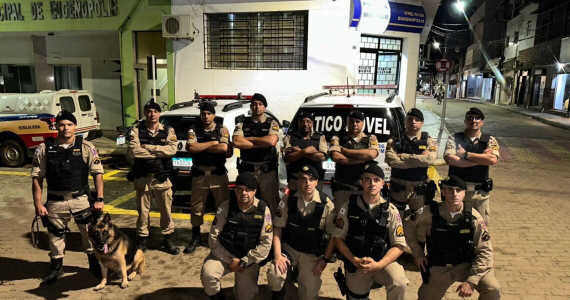 PM CUMPRE MANDADOS DE BUSCA E APREENSÃO E APREENDE GRANDE QUANTIDADE DE DROGAS EM EUGENÓPOLIS