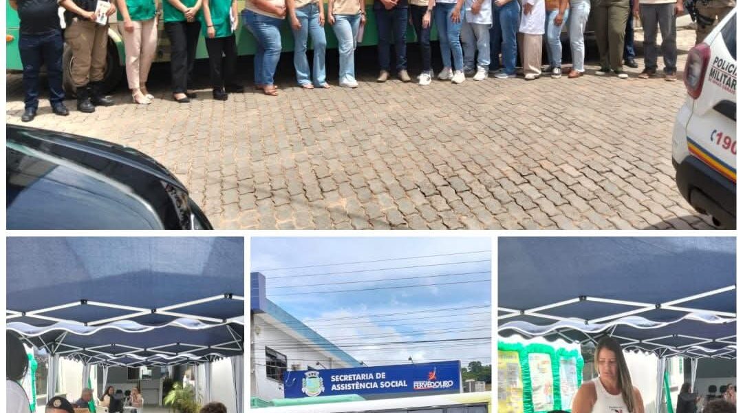 POLÍCIA MILITAR DE FERVEDOURO PARTICIPA DE MUTIRÃO DE SERVIÇOS DA PREFEITURA
