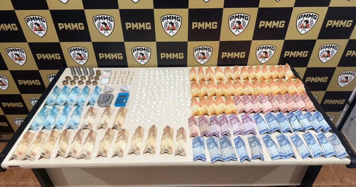 PMMG REALIZA PRISÃO DE CINCO AUTORES POR TRÁFICO DE DROGAS E APREENDE GRANDE QUANTIDADE DE MATERIAIS EM CARANGOLA