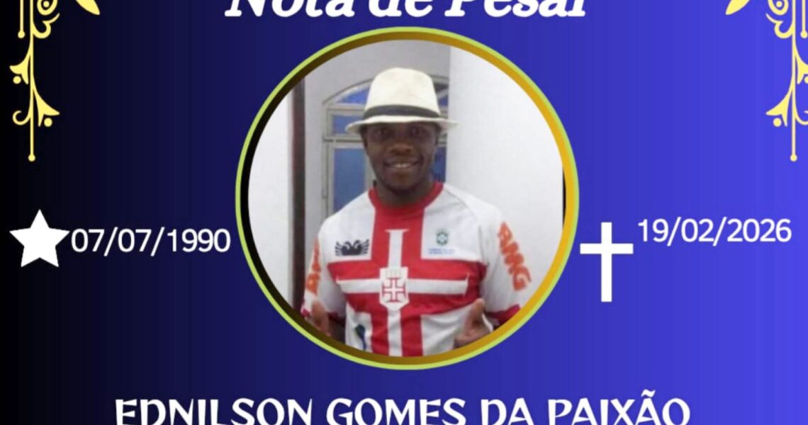 FALECEU EDNILSON GOMES DA PAIXÃO (DIL) , DE CARANGOLA