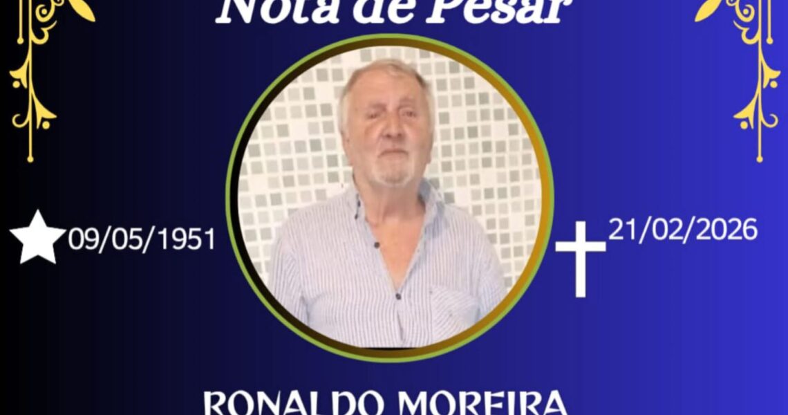 FALECEU RONALDO MOREIRA (ESTOFADOR) , DE FARIA LEMOS