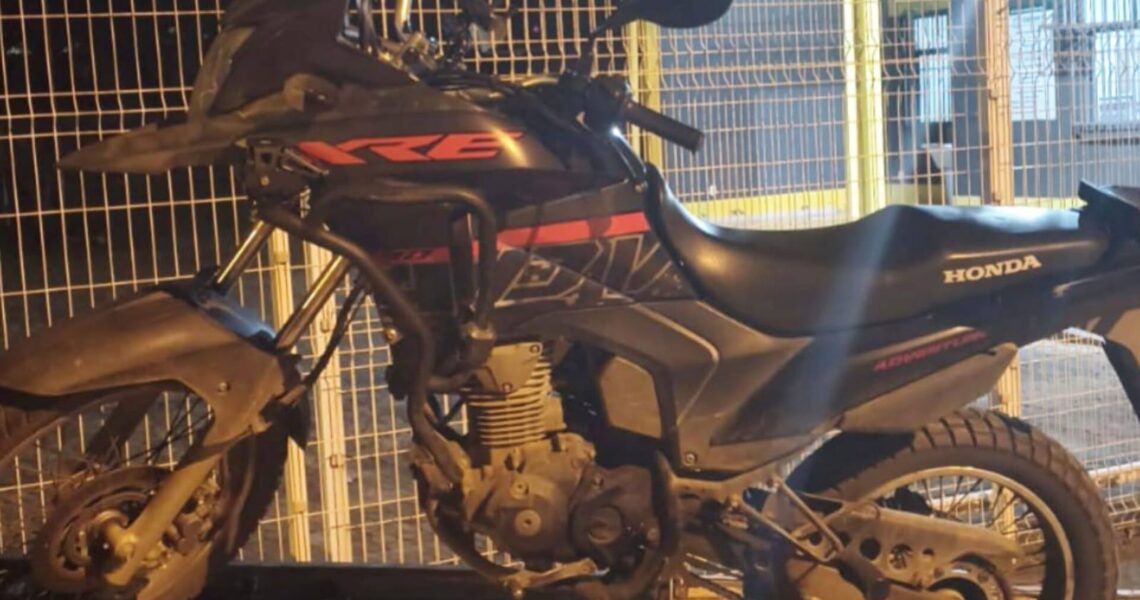 POLICIA MILITAR DE ESPERA FELIZ PRENDE AUTOR POR FURTO DE MOTOCICLETA