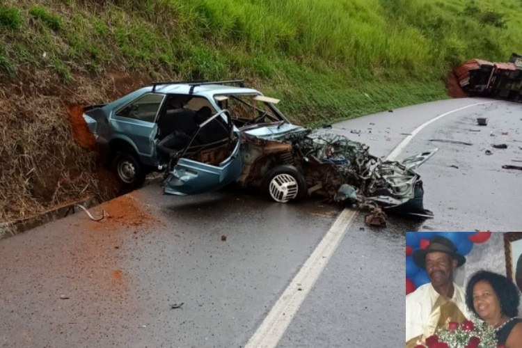 ACIDENTE NA BR 116 EM LEOPOLDINA DEIXA DOIS MORTOS