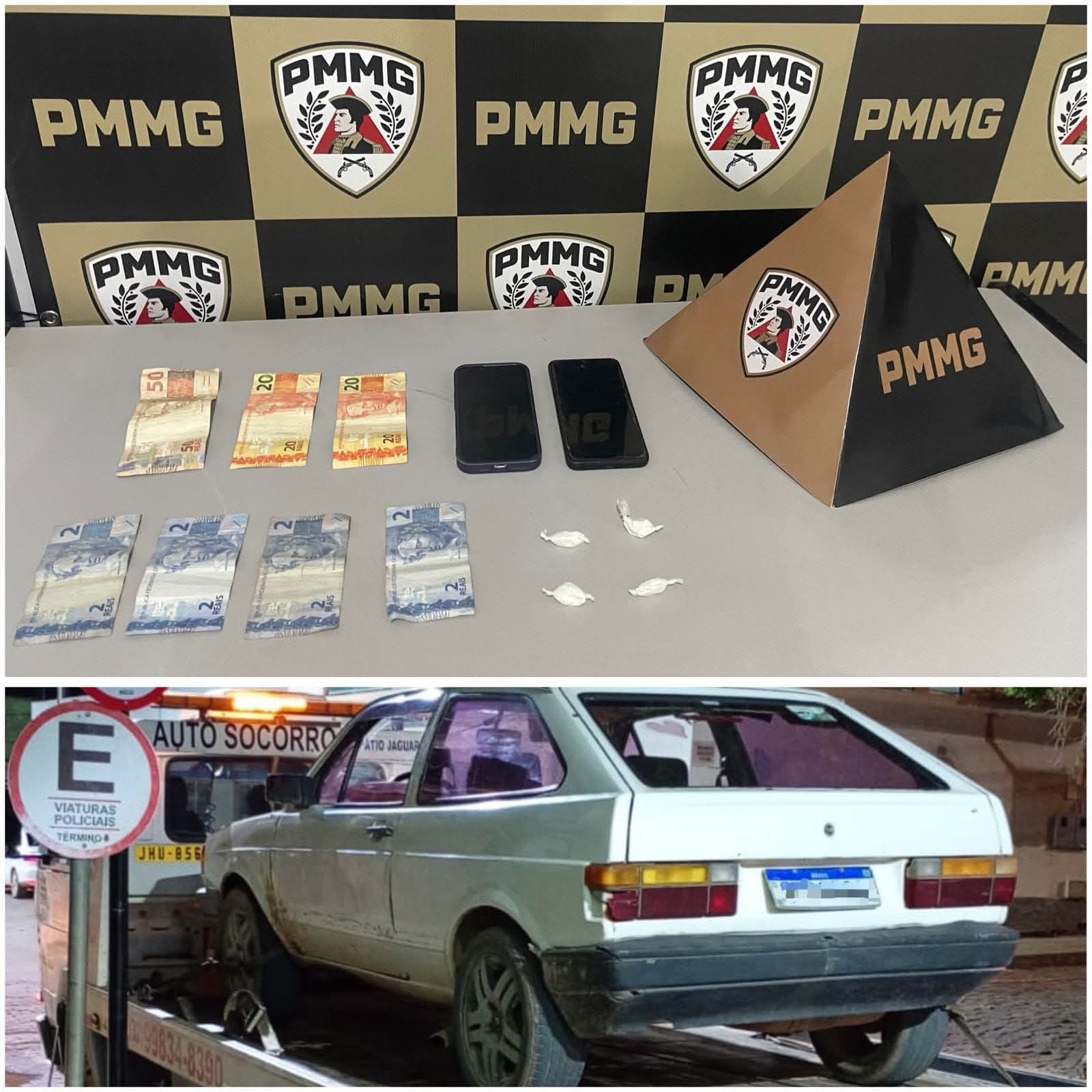 PMMG PRENDE TRÊS INDIVÍDUOS POR: TRÁFICO ILÍCITO DE DROGAS | ASSOCIAÇÃO PARA O TRÁFICO | EMBRIAGUEZ AO VOLANTE, EM FERVEDOURO