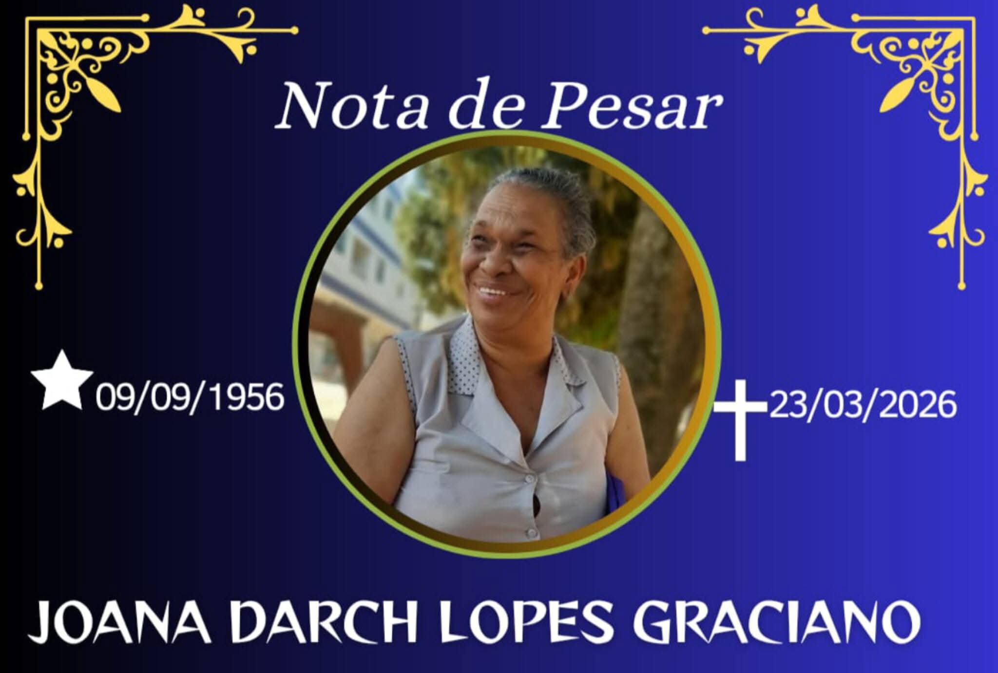 FALECEU JOANA DACH LOPES GRACIANO