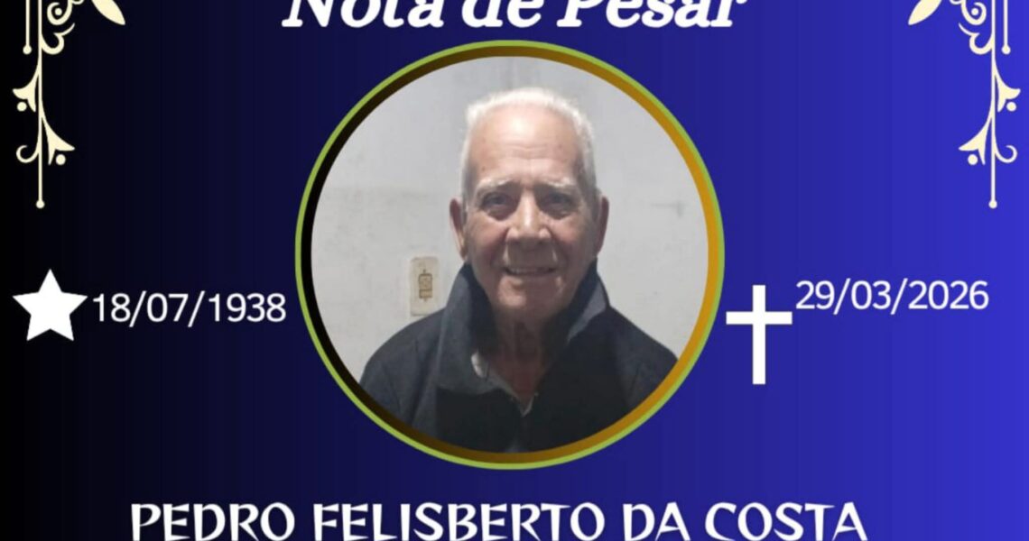 FALECEU PEDRO FELISBERTO DA COSTA (PEDRO TINOCO), DE MONTE ALVERNE – MIRADOURO