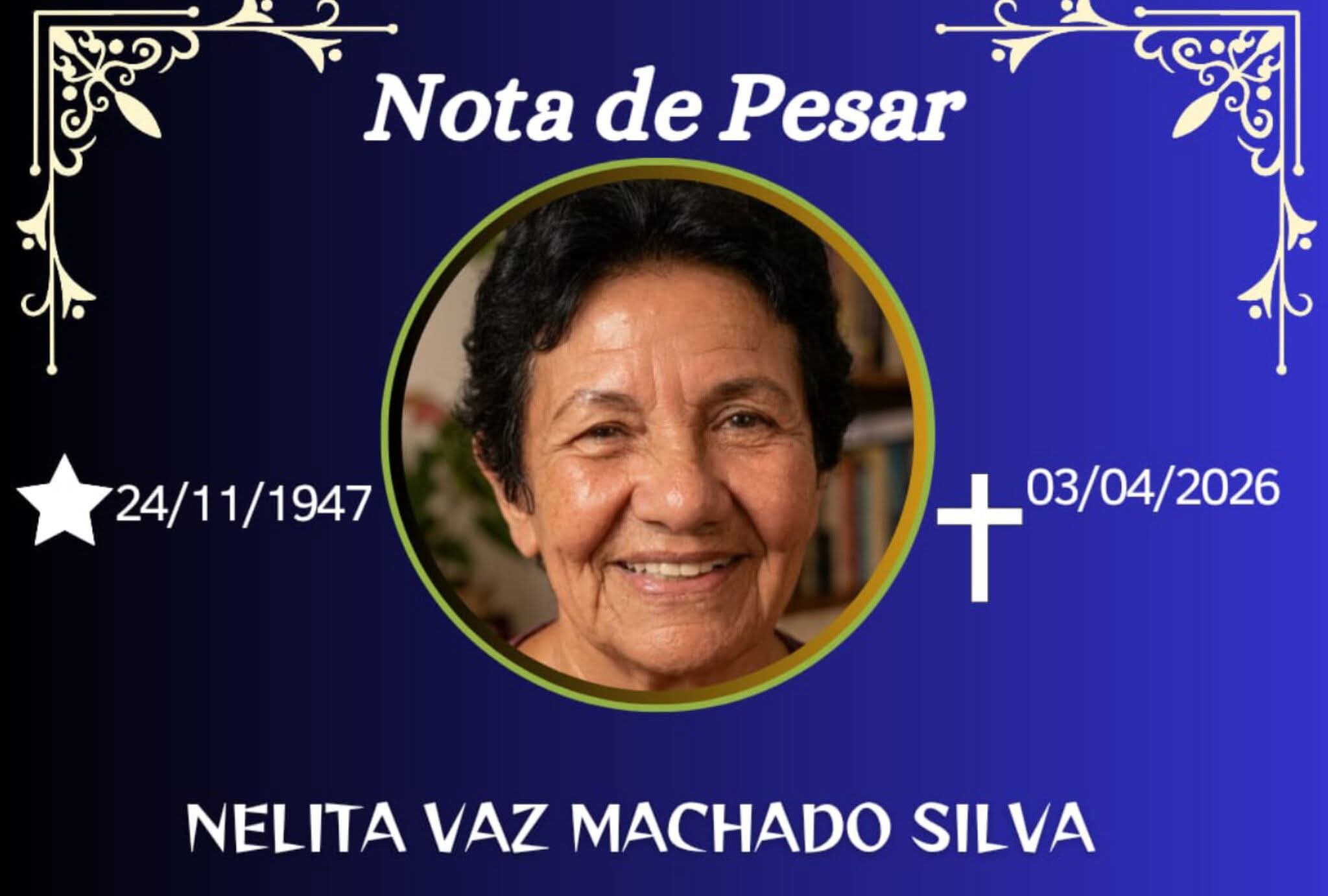 FALECEU NELITA SILVA, DE CARANGOLA