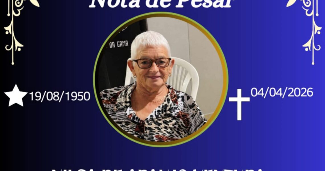 FALECEU NILZA DE ARAUJO VENTURA, DE CARANGOLA