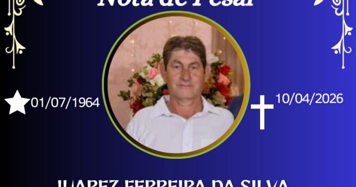FALECEU JUAREZ FERREIRA DA SILVA ( JUAREZ DO  DIDI) DE CARANGOLA