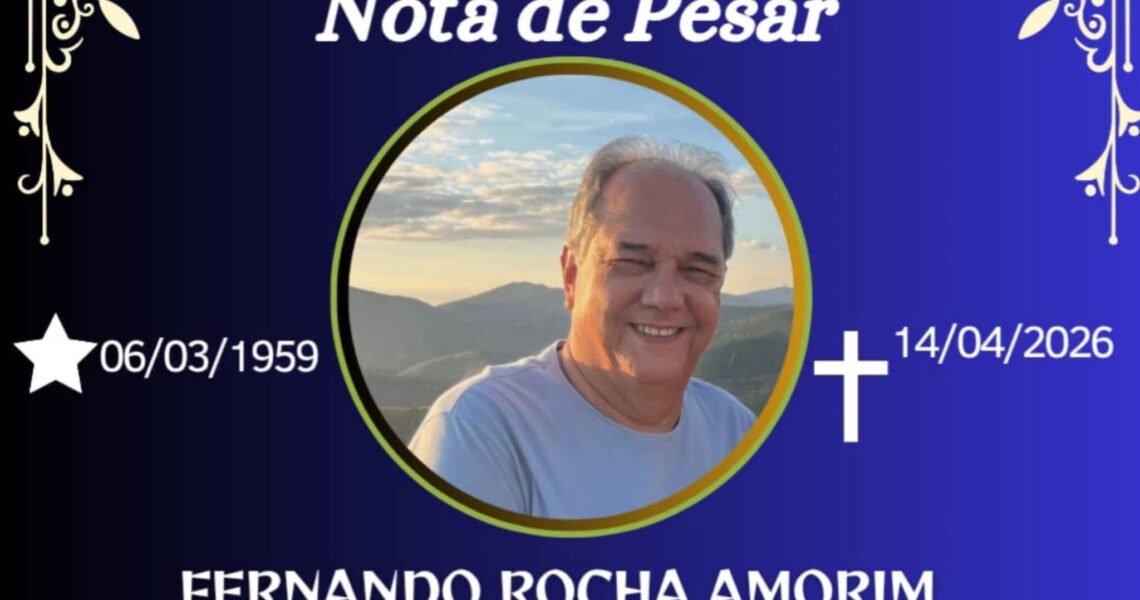 FALECEU FERNANDO ROCHA AMORIM( FERNANDO FARMÁCIA DROGAHEMIL)