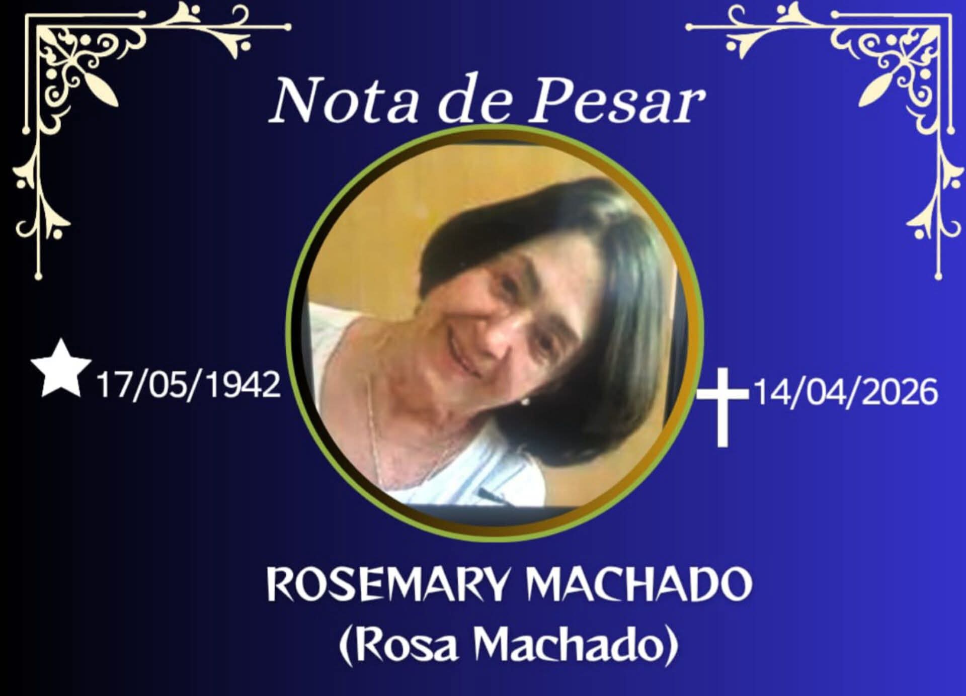 FALECEU ROSIMARY MACHADO DE ESPERA FELIZ