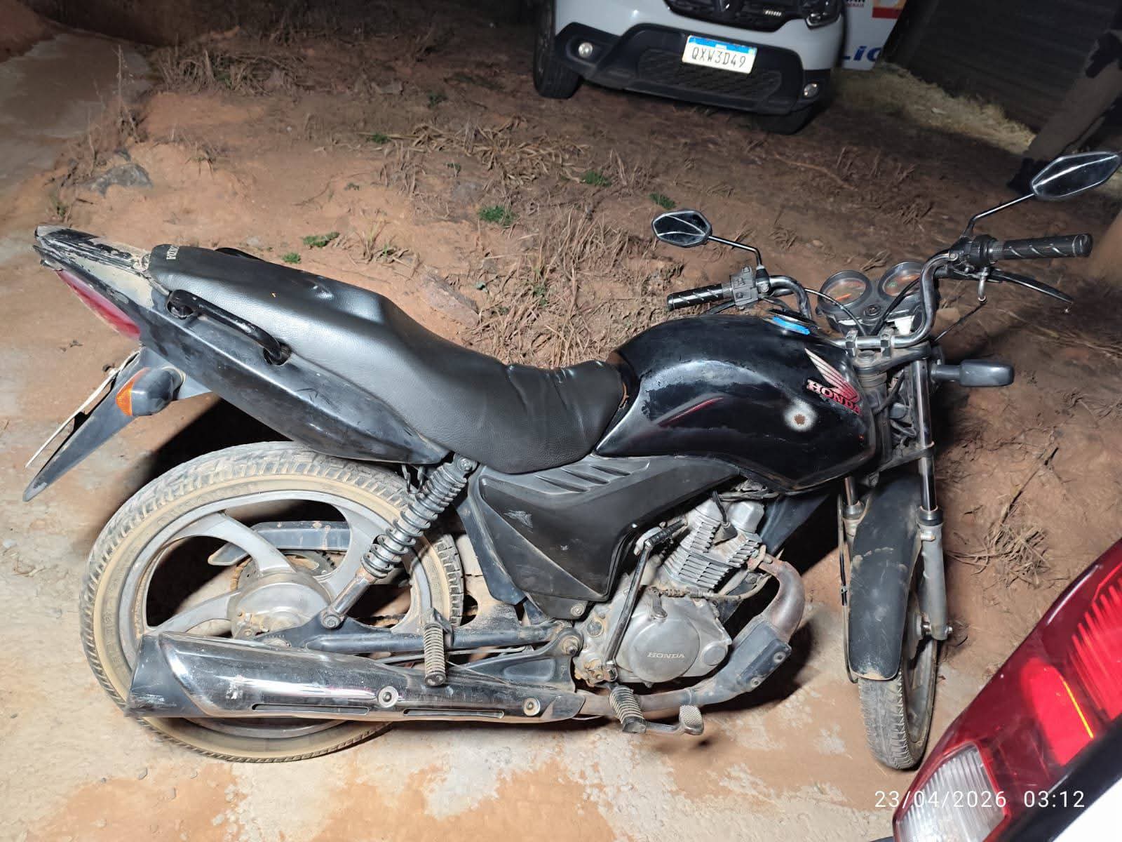 TECNOLOGIA E AÇÃO RÁPIDA DA PMMG FRUSTRAM FURTO EM MURIAÉ; MOTOCICLETA É RECUPERADA