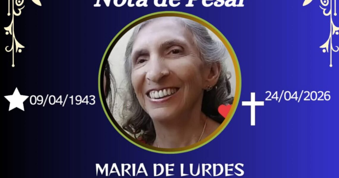 FALECEU MARIA DE LURDES (PROFESSORA DE MATEMÁTICA – A LURDINHA ) DE CARANGOLA