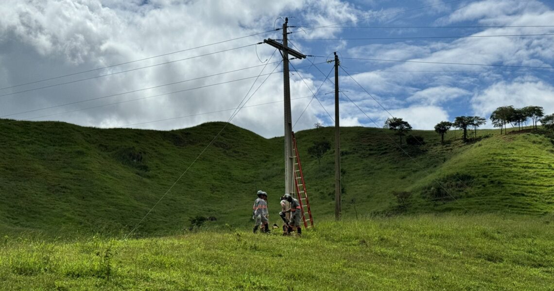 CEMIG AUMENTA A CAPACIDADE DA REDE ELÉTRICA NA REGIÃO DE CARATINGA E SANTA BÁRBARA DO LESTE