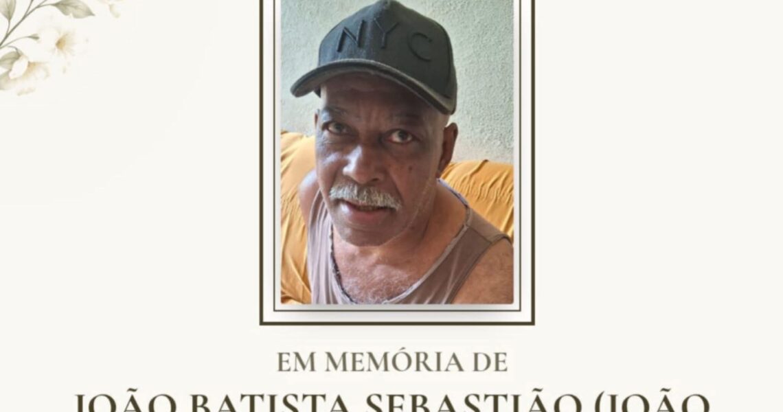 FALECEU JOÃO BATISTA (JOÃO ADÃO) DE PEDRA DOURADA