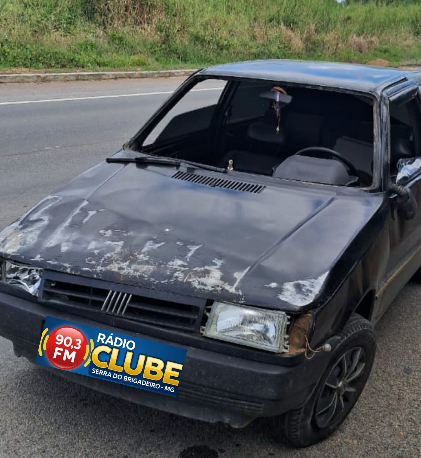 CORTA VENTO DE UNO MILE SE SOLTA E PROVOCA CAPOTAMENTO, JOVEM SAIU DE MURIAÉ PRA VISITAR MÃE EM FERVEDOURO
