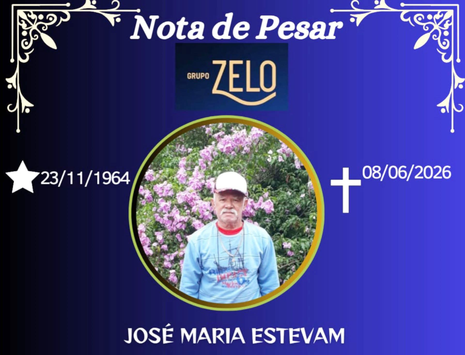 FALECEU JOSE MARIA ESTEVAM , DE MANHUMIRIM
