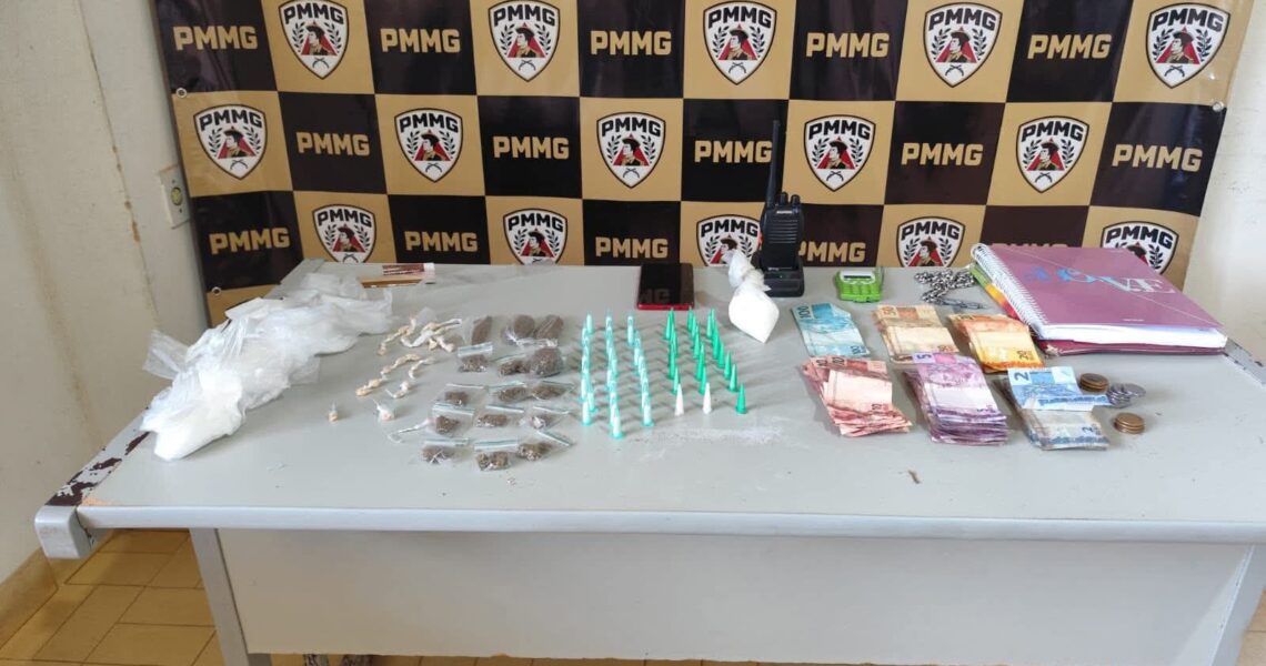 PM APREENDE DROGAS EM MIRADOURO NO BAIRRO DO CRUZEIRO