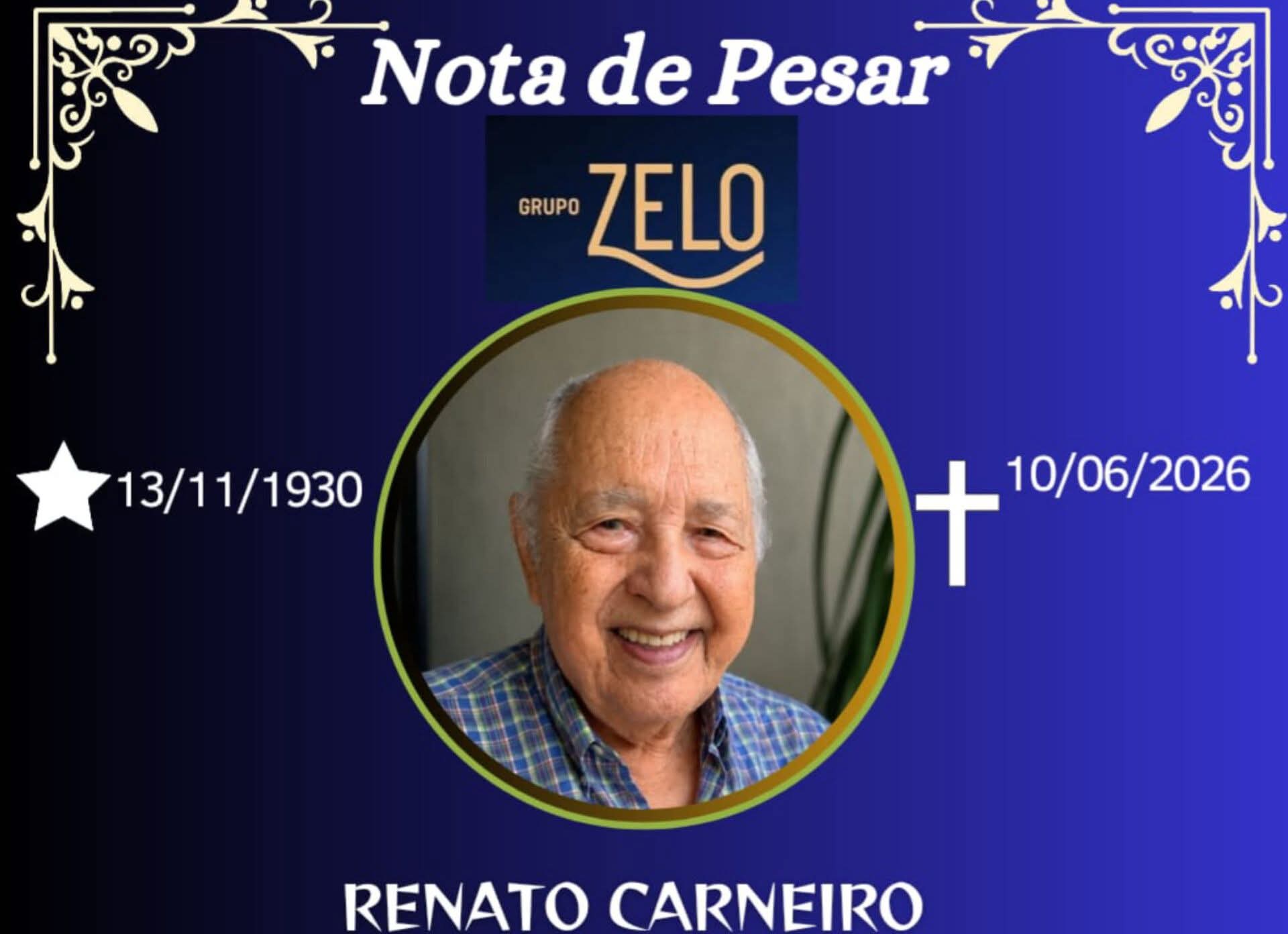 FALECEU RENATO CARNEIRO, DE CARANGOLA