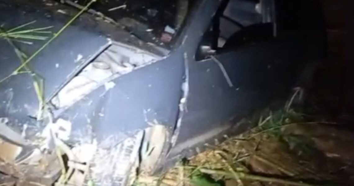 PERSEGUIÇÃO POLICIAL TERMINA EM ACIDENTE E MULHER PRESA NA BR 356