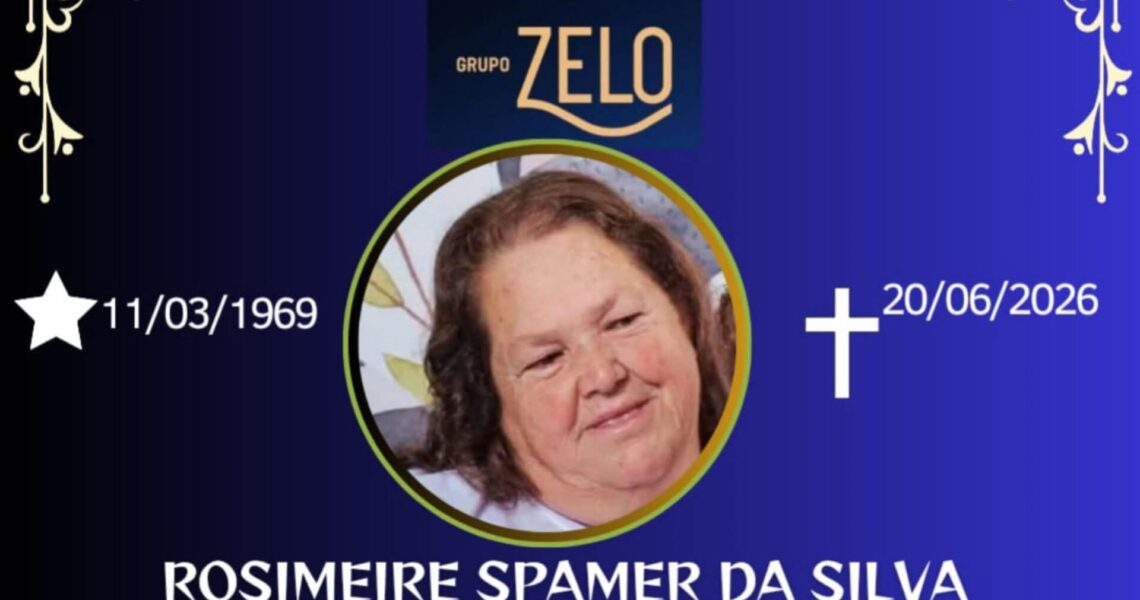 FALECEU ROSIMEIRE SPAMER DA SILVA, DE CAPARAÓ