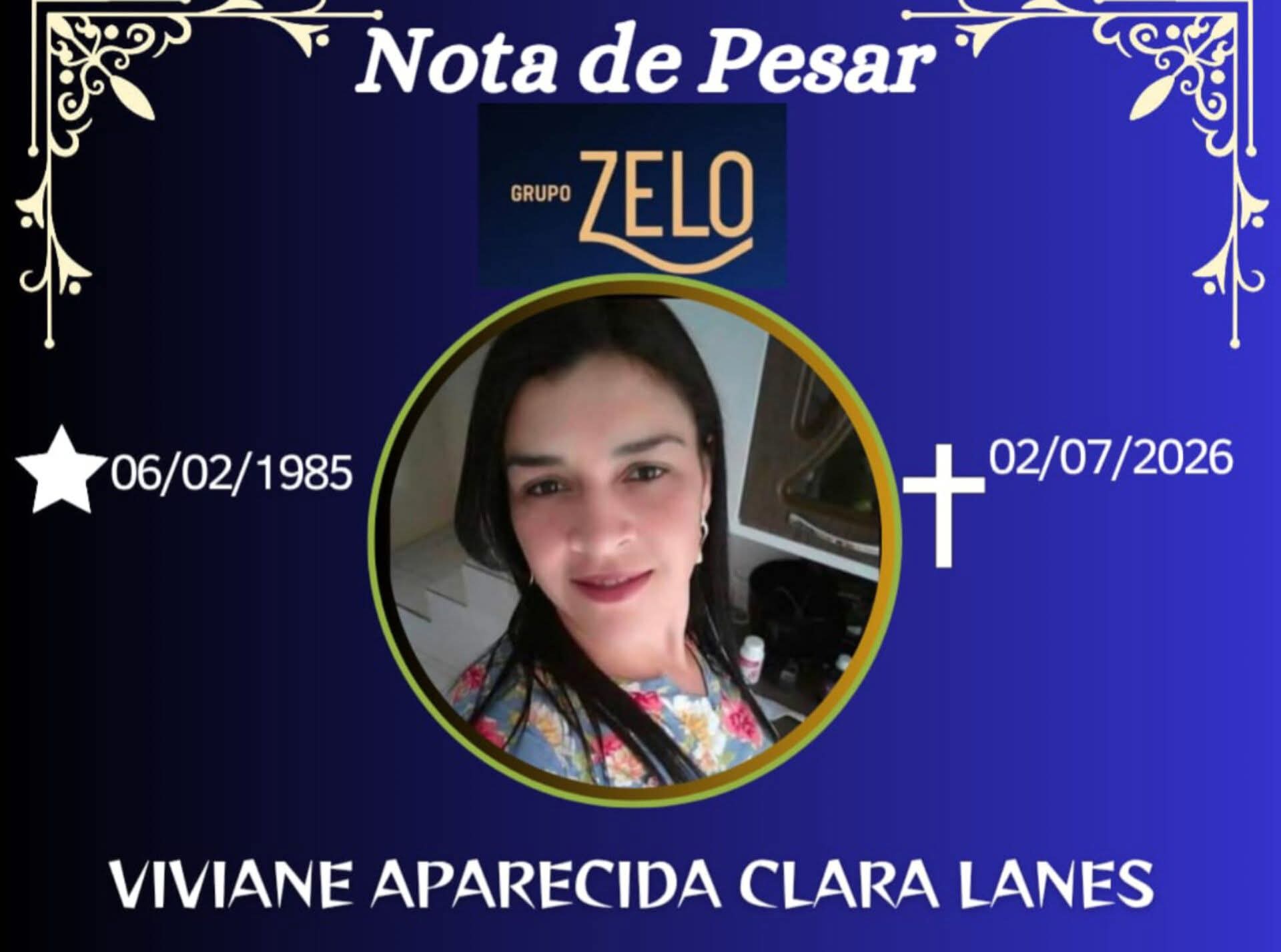 FALECEU VIVIANE APARECIDA CLARA NUNES, DE FERVEDOURO