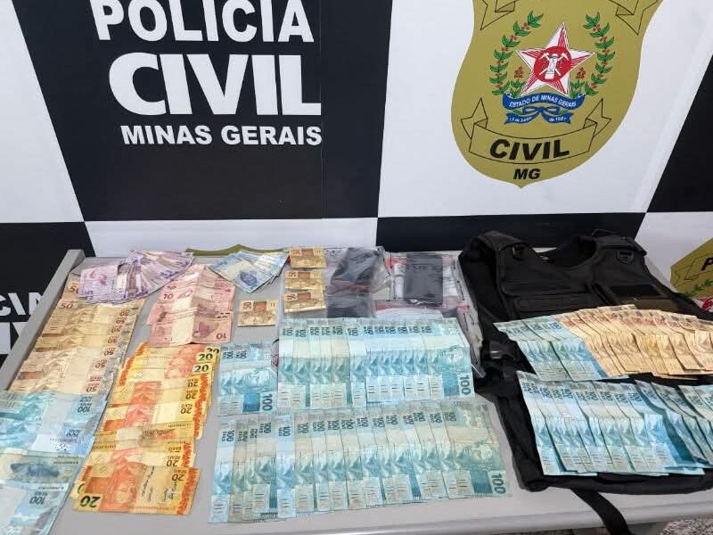 PCMG REALIZA OPERAÇÃO CONTRA GRUPO NÚCLEO FINANCEIRO DE GRUPO CRIMINOSO EM MURIAÉ