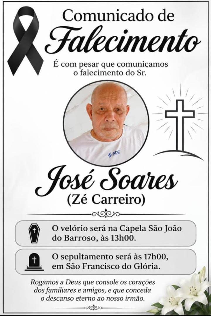 FALECEU JOSE SOARES DO BARROSO