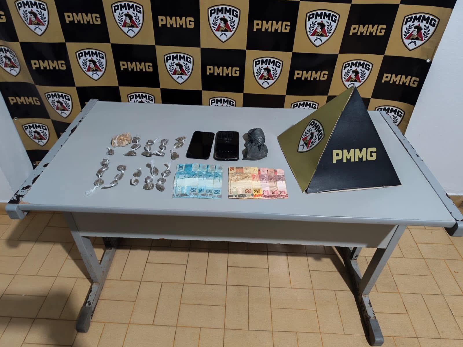PM APREENDE MENOR E DROGAS EM MIRADOURO