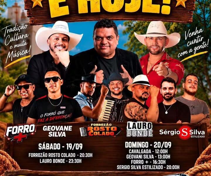 TEM FESTA EM SANTO ANTÔNIO DO GLÓRIA NESTE FIM DE SEMANA