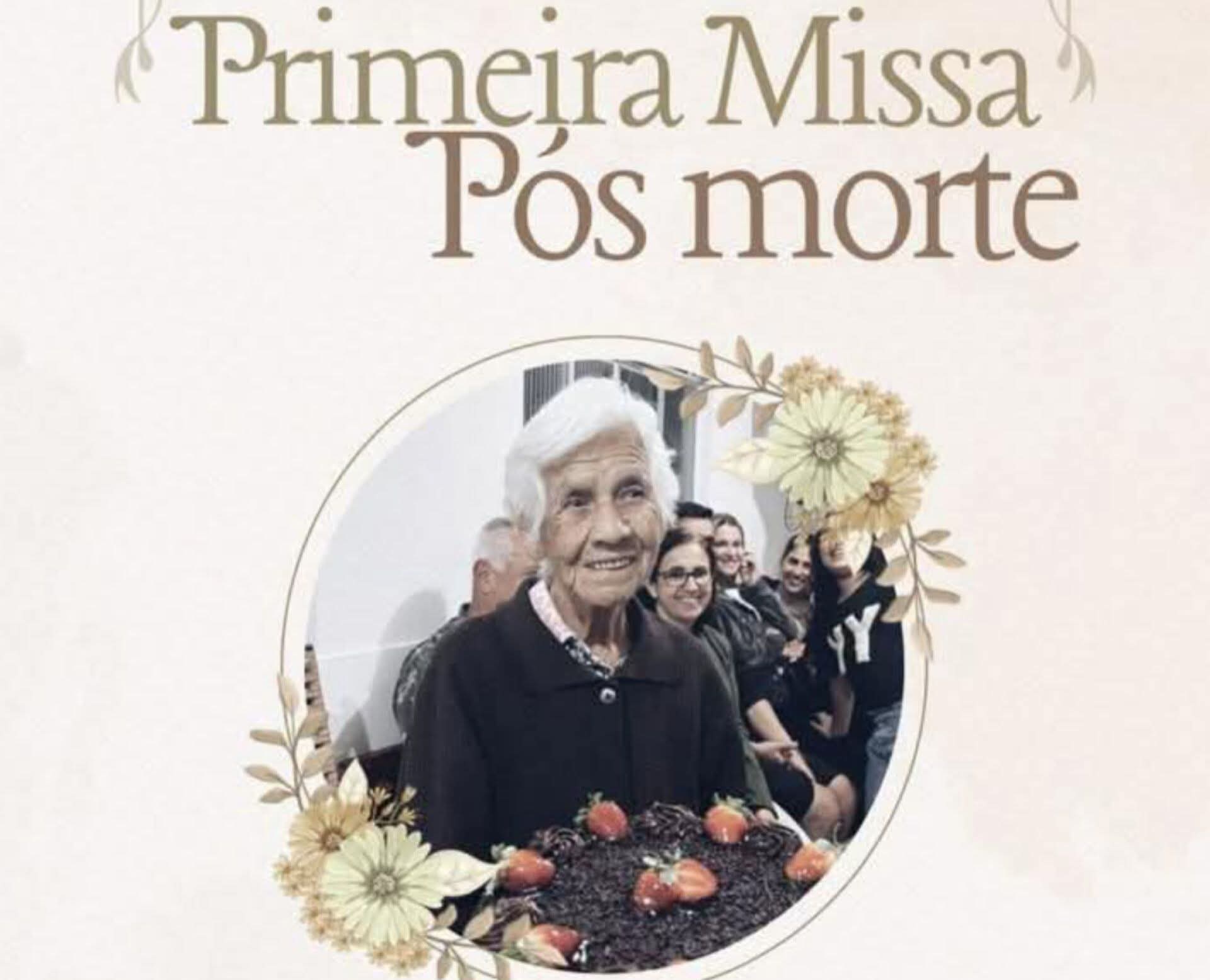 MISSA DE SÉTIMO DIA POR ALMA DE SEBASTIANA TEIXEIRA DE SOUZA: